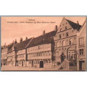 Aalborg - �steraa med Gamle Br�nderi og Ellen Marsvins Hus - Postkort - Ubrugt