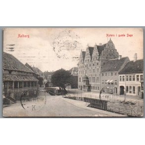 Aalborg - Nytorv i gamle Dage  - Postkort 