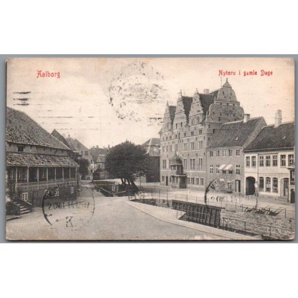 Aalborg - Nytorv i gamle Dage  - Postkort 