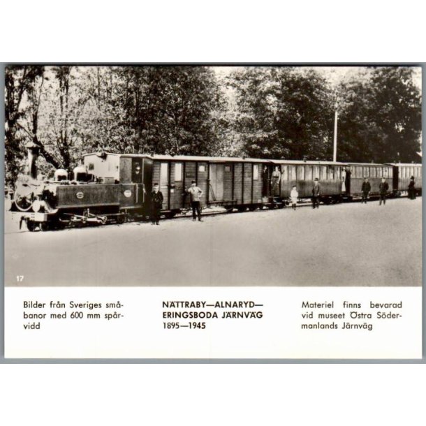 Nttraby - Alnaryd - Eringsboda  Jrnvg - Sverige - Ubrugt