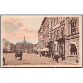 Aalborg - Nytorv - Postkort - Brugt - Svagt Hj�rne !