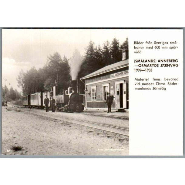 Anneberg - Ormaryds  Jrnvg - Sverige - Ubrugt