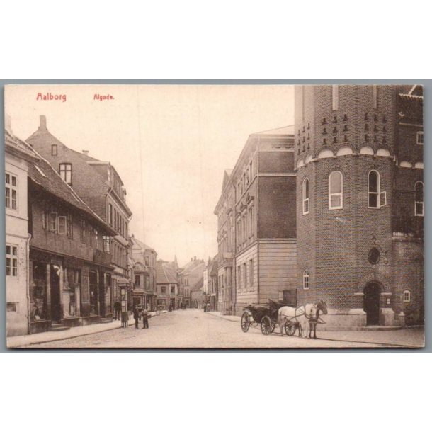 Algade - Aalborg - Postkort - Ubrugt
