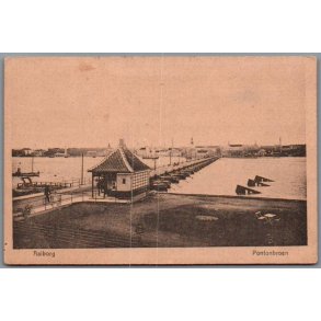 Aalborg - Pontonbroen - Postkort - Brugt