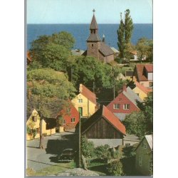 Udsigt over Gudhjem - Bornholm - Postkort - Brugt