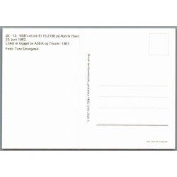 JK 13 - NSBs  El Lokomotiv - Narvik Havn - Norge - Ubrugt