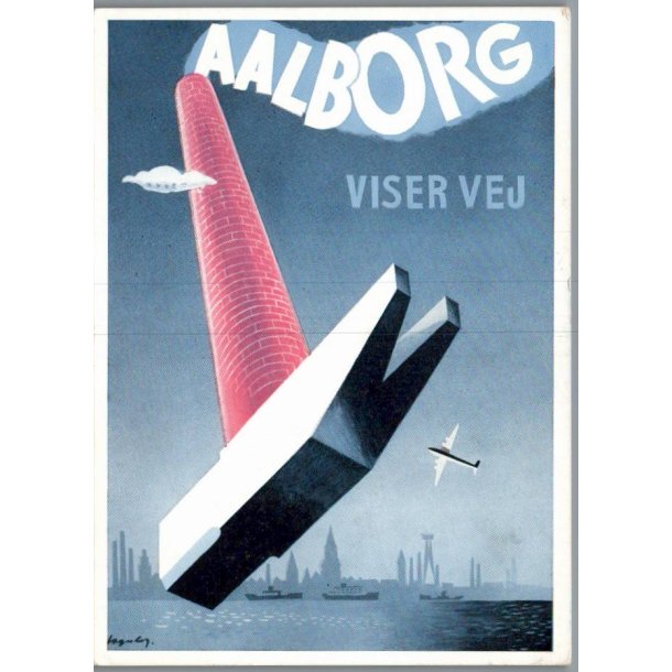 Aalborg viser vej - Postkort - Ubrugt