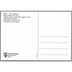 GM/ 1 - GM gruppens diesel lokomotiv - Norge - Ubrugt