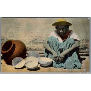 A Vendor of Pottery - Panana City - Ubrugt