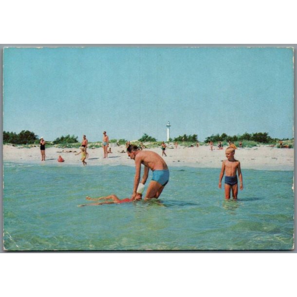 Bornholm - Stranden ved Dueodde - Postkort - Brugt