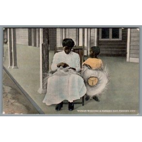 Women Weaving a Panama Hat - Panana City - Ubrugt