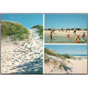 Bornholm - Stranden ved Dueodde - Postkort - Brugt