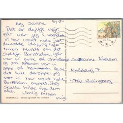 Bornholm - Stranden ved Dueodde - Postkort - Brugt