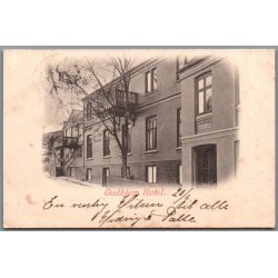 Gudhjem Hotel - Postkort - Brugt