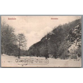 Bornholm - Ekkodalen - Gl�delig Jul ! - Postkort - Brugt