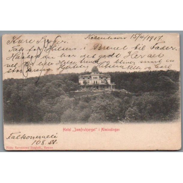 Bornholm - Hotel Jomfrubjerget i Almindingen - Postkort - Brugt