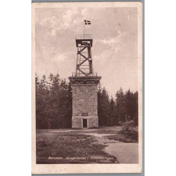 Bornholm - Kongemindet i Almindingen - Postkort - Brugt