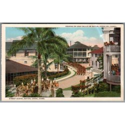 Street Scene - Gatun -  Canal Zone - Ubrugt
