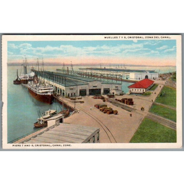 Piers 7 and 8 - Christobal -  Canal Zone - Ubrugt