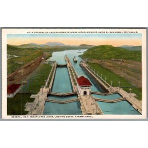 Looking South - Panama Canal - Ubrugt