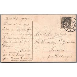 Gl�deligt Nytaar - 1914 - Postkort- Brugt