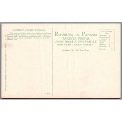 "D" Street - Colon - Panama  - Ubrugt