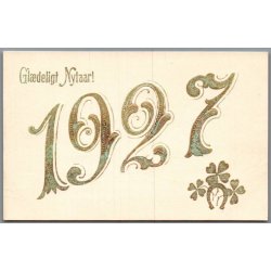 Gl�deligt Nytaar - 1927 - Postkort - Ubrugt