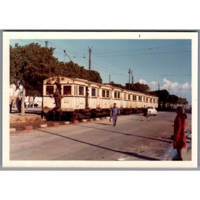 Tog - Elektrisk forstadstog  - Tunis - Tunesien - Foto