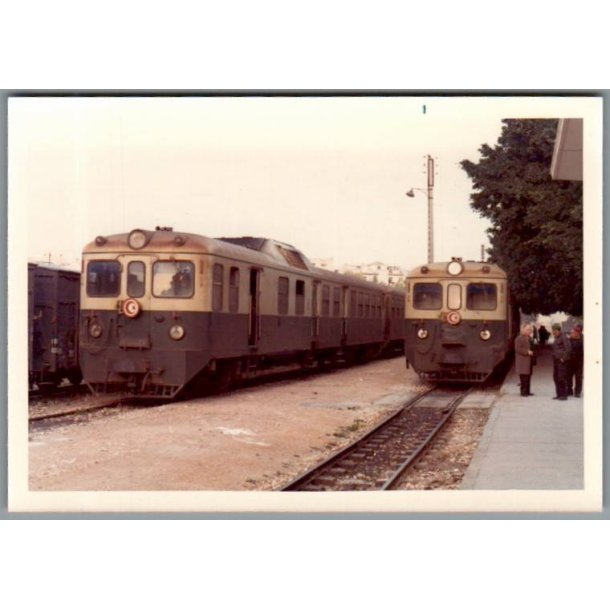 Tog - 2 SNCFT YZ Motortog  - Sousse - Tunesien - Foto