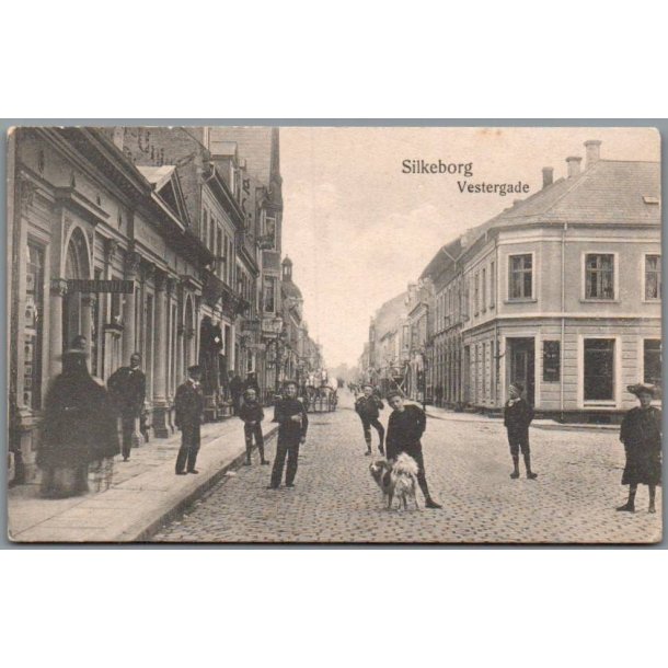 Silkeborg - Vestergade - Postkort - Ubrugt