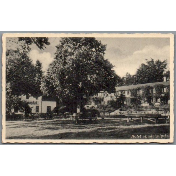 Hotel "Ludvigslyst"  - Postkort - Brugt