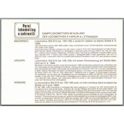 Lokomotiv 302.610 - Tog -  Ungarn - Ubrugt