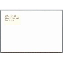 Diesellokomotiv st for Perm - Rusland - Foto