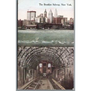 The Brooklyn Subway - New York - Tog - U.SA. - Ubrugt