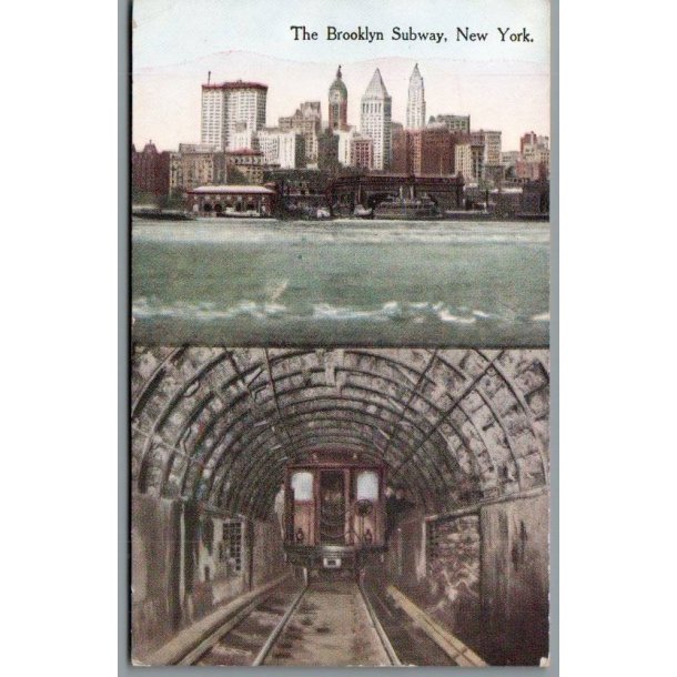 The Brooklyn Subway - New York - Tog - U.SA. - Ubrugt