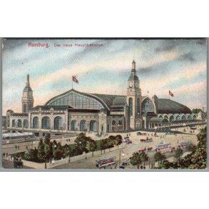 Hamburg - Der neue Hauptbahnhof - Ubrugt