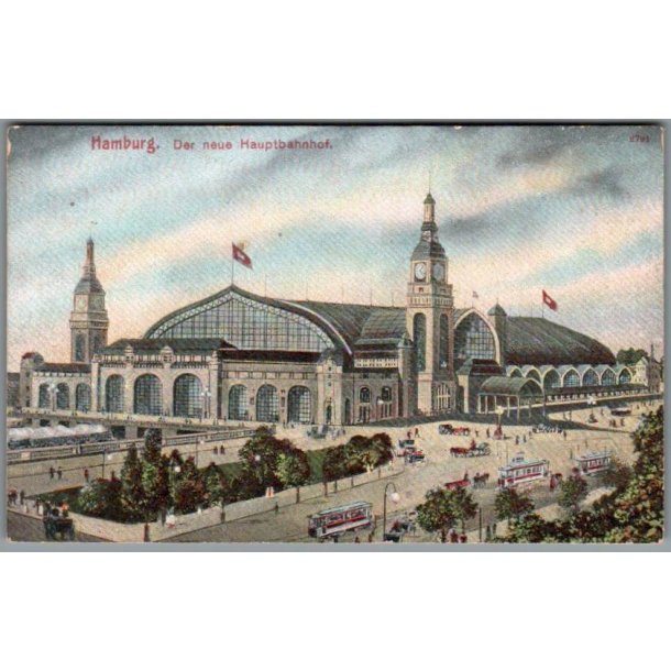 Hamburg - Der neue Hauptbahnhof - Ubrugt