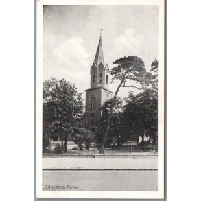 Silkeborg - Kirken - Postkort - Brugt