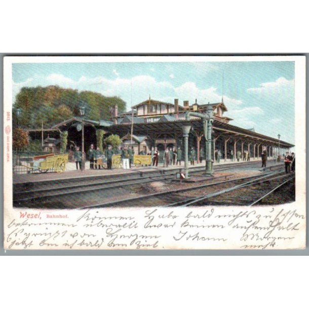Wessel -  Bahnhof - Ubrugt