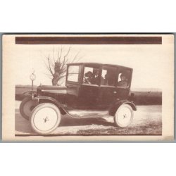 Bilen indregistretet p Frederiksberg  - Fotokort u/n - Ubrugt