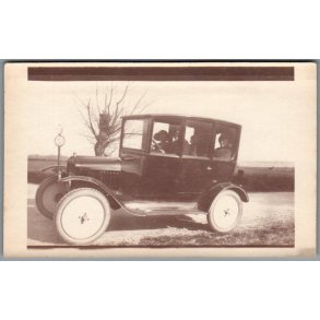 Bilen indregistretet p Frederiksberg  - Fotokort u/n - Ubrugt