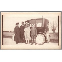 Bilen indregistretet p Frederiksberg  - Fotokort u/n - Ubrugt