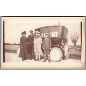 Bilen indregistretet p Frederiksberg  - Fotokort u/n - Ubrugt