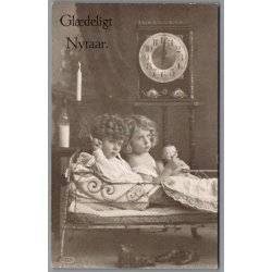 Gl�deligt Nytaar - Postkort - Brugt