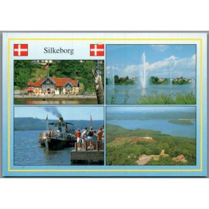 Silkeborg  - Partier - Postkort - Brugt
