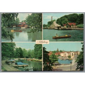 Silkeborg  - Partier - Postkort - Brugt