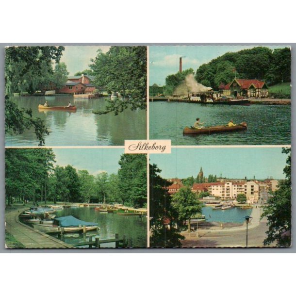 Silkeborg  - Partier - Postkort - Brugt