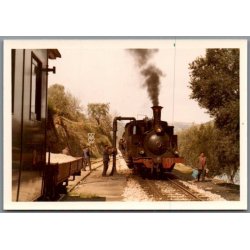 Tog - CP E 82 - tager vand ind i Codecais - Portugal - Foto