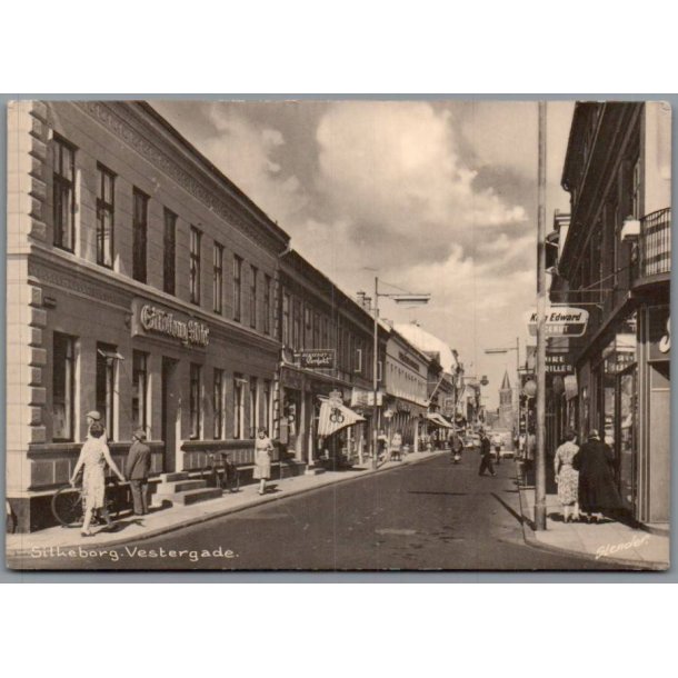 Silkeborg - Vestergade - Postkort - Ubrugt
