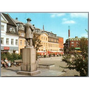 Silkeborg - Torvet med Hotel Dania - Postkort - Ubrugt